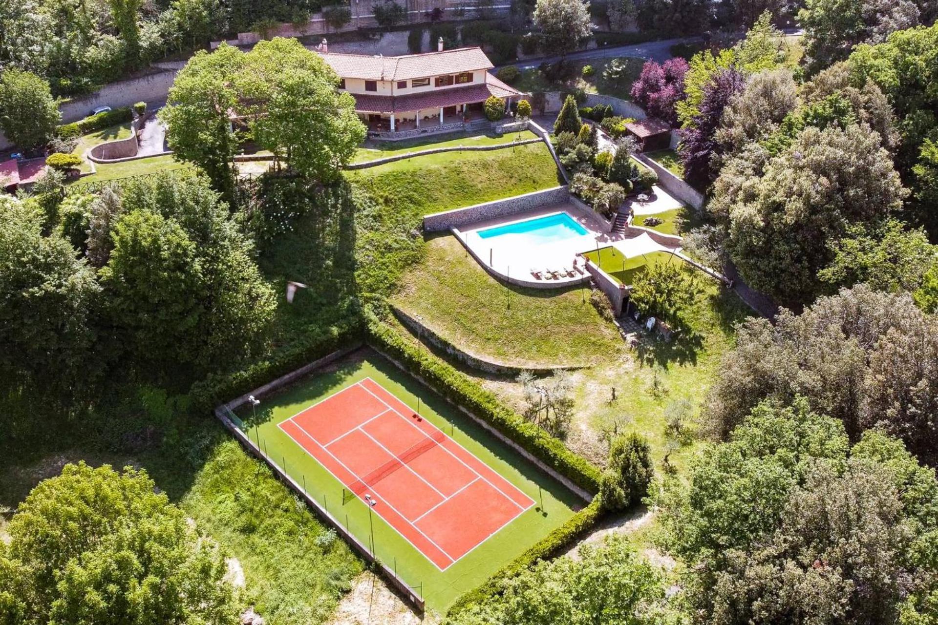 Villa Carolina - Piscina E Parco Panoramico Campagnano Di Roma Ngoại thất bức ảnh