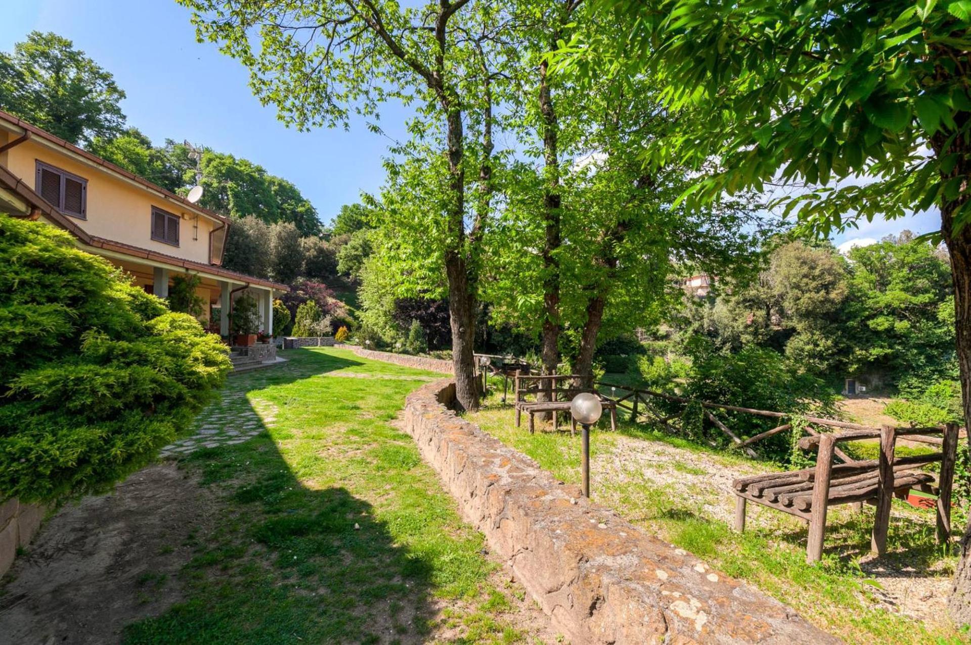 Villa Carolina - Piscina E Parco Panoramico Campagnano Di Roma Ngoại thất bức ảnh